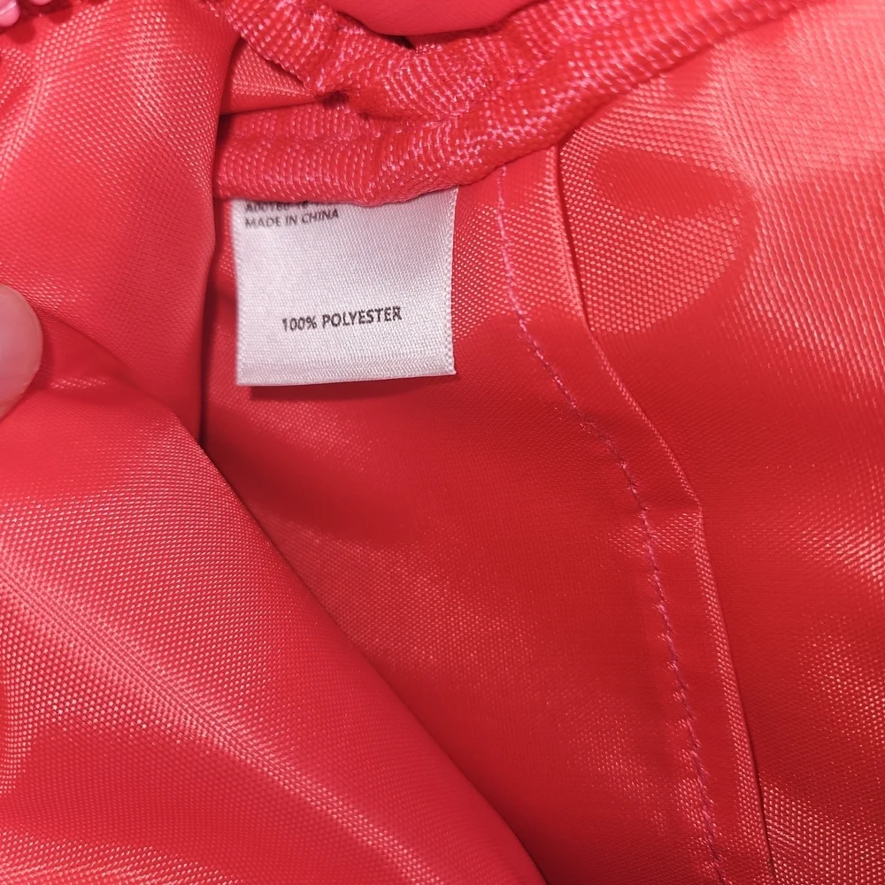 Savvi Wren Quilted Crossbody Bag Coral Adjustable Strap Zip Pockets